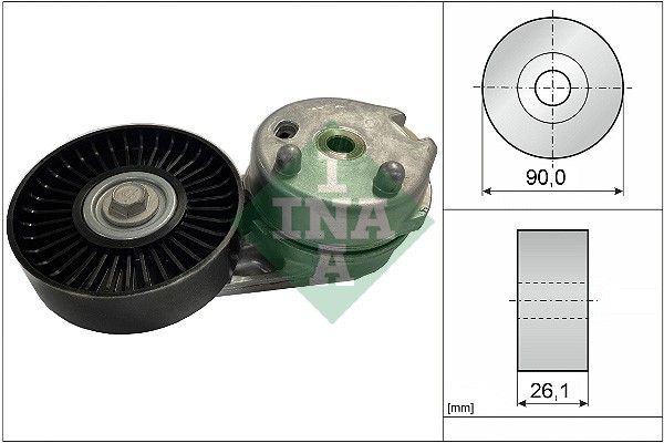 INA 534 0668 10 Intinzator curea, curea distributie