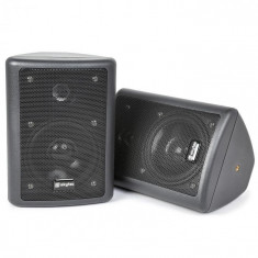 Skytec 2-way difuzoare stereo pereche 75W max. incl. material de montare negru foto