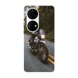 Husa compatibila cu Huawei Nova 8i model Retro ride, Silicon, TPU, Viceversa, Transparent, Carcasa