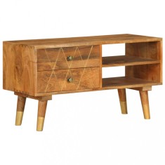 vidaXL Comodă TV, 85 x 35 x 47 cm, lemn masiv de mango 285855