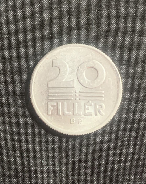 Moneda 20 filler 1980 Ungaria