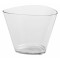 Set 100 bucati pahare triunghiulare desert reutilizabile, 120 ml