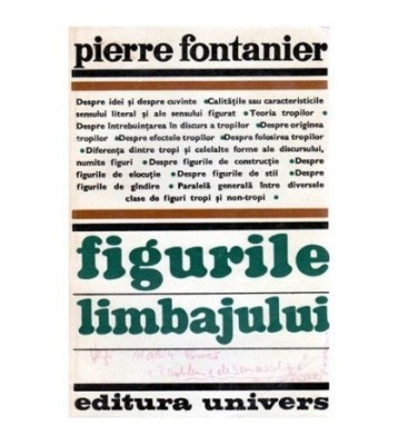 Pierre Fontanier - Figurile limbajului - 101062 foto