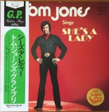 Vinil LP # &quot;Japan Press&quot; Tom Jones &ndash; Tom Jones Sings She&#039;s A Lady (VG+)