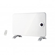 Convector electric podea/perete VICTRONIC, 1000W, Termostat digital, Timer, 2 trepte de putere, Display LED , Alb foto