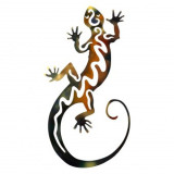 Decoratiune perete Krodesign Lizard, Lungime 106 cm, multicolora