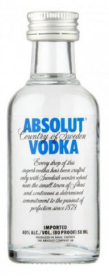 ABSOLUT BLUE VODKA 0.05L foto