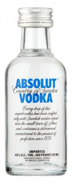 ABSOLUT BLUE VODKA 0.05L