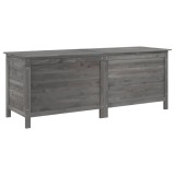 Cumpara ieftin Lada depozitare gradina antracit 150x50x56,5 cm lemn masiv brad