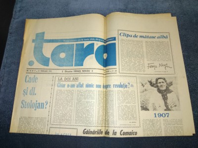 ZIARUL TARA 17 23 FEBRUARIE 1992 foto
