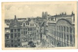 AD 1099 C. P. VECHE -BRUXELLES -UN COIN DE LA GRAND PLACE-CIRCULATA 1936 GALATI