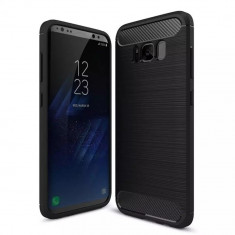 Husa Samsung Galaxy S8 Plus Carbon Negru Techsuit foto