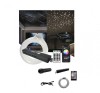 Kit complet plafon instelat fibra optica 700 fire LED multicolor cu efect meteorit si Stea Cazatoare Bluetooth ,aplicatie IOS Android