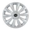 Set 4 Capace Roti, potrivite jantelor de R16, pentru Audi, model delta cromat, Autohelix MSA