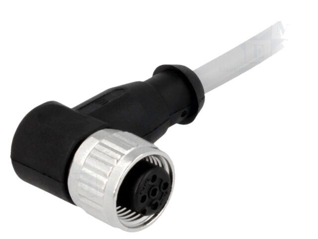Conector M12 mamă 4 pini, 0,5m