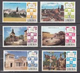 M2 TS6 2 - Timbre foarte vechi - Liberia - Munchen oras olimpic, Sport, Stampilat