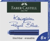 Cartuse cerneala mici albastre 6 buc/cutie Faber Castell, Lecom