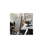 Incarcator Auto Wireless HOCO CA34 10W Senzor IR Auriu