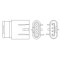 Sonda lambda Alfa Romeo Mito (955) 08.08-10.18; Fiat 500 (312) 07.07-, Panda (312 319) 02.12-, Panda Van (312 519) 02.12-, Punto (199) 01.12-, Punto