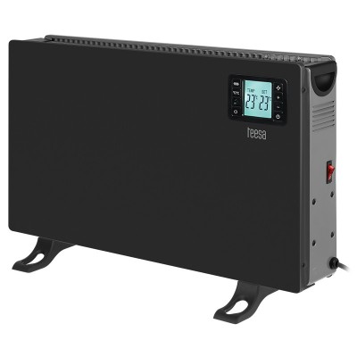 Convector cu ventilator, 2000 W, 230 V, 3 moduri, reglare temperatura, timmer, LCD, telecomanda, negru, Teesa TSA8054-B foto