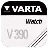Baterie Ceas Varta V390, 1.55V, 85mAh, Baterie Tip Buton Argint, Diametru 11.6mm