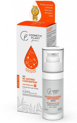 Ser antirid concentrat cu acid hialuronic 4d 30ml face care cosmetic plant foto