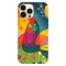 Husa compatibila cu Apple iPhone 12 Pro Max model Artistic Chicken painting, Silicon, TPU, Viceversa