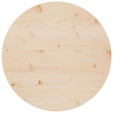 Blat de masa, &Oslash;60x2,5 cm, lemn masiv de pin GartenMobel Dekor, vidaXL