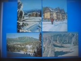 HOPCT LOT 3472 -4 CARTI POSTALE--IARNA LA PREDEAL-JUD BRASOV-CIRCULATE, Circulata, Printata