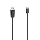 Cumpara ieftin Cablu USB-C Hama, USB-A, 3.2 Gen 2, 10Gbps, 1m, Negru, Universal