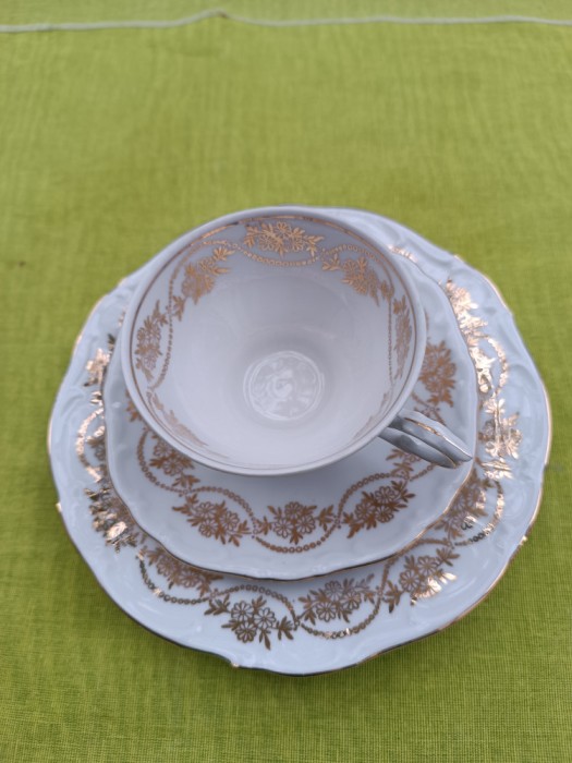 Portelan Bareuther Waldsassen Bavaria, frumos set de mic dejun