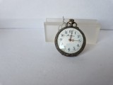 Medana -Ceas de Buzunar de Dame cu Pinset Antique din Argint -Nefunctional.