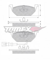 Set placute frana fata Skoda - Octavia 2 - SPF65778 foto