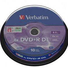 Verbatim dvd+r double layer 10spd 8.5gb