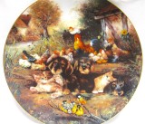 FARFURIE DECORATIVA PORTELAN BAVARIA BRADEX EDITIE LIMITATA DESIGN WOLFGANG KAISER 24 CM