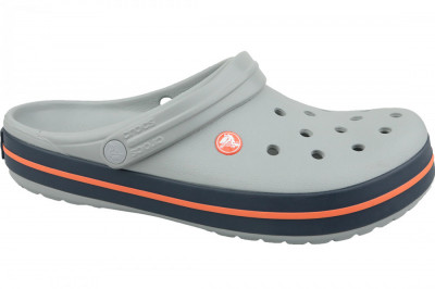 Papuci flip-flop Crocs Crocband 11016-01U gri foto