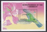 Dominica 1992 - Expoziția Internațională de Timbre &bdquo;Genova &#039;92&rdquo; - Colibri, MNH, Nestampilat