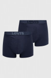 Levi&#039;s Boxeri (2-pack) culoarea albastru marin