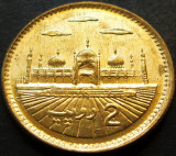 Moneda exotica 2 RUPII - PAKISTAN, anul 2001 * cod 4974 B = UNC
