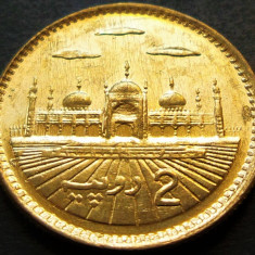 Moneda exotica 2 RUPII - PAKISTAN, anul 2001 * cod 4974 B = UNC