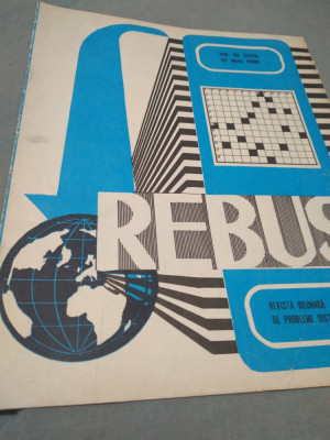 REVISTA REBUS NR.10/15 MAI 1980 foto