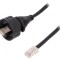 Patch Cord Ethernet 5m Buccaneer 8P Poliamidă Aurit