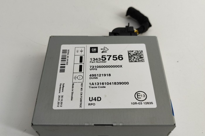 Unitate de control tuner DAB OPEL MOKKA / MOKKA X 2013 OEM: 13435756,495121918 | 29490433
