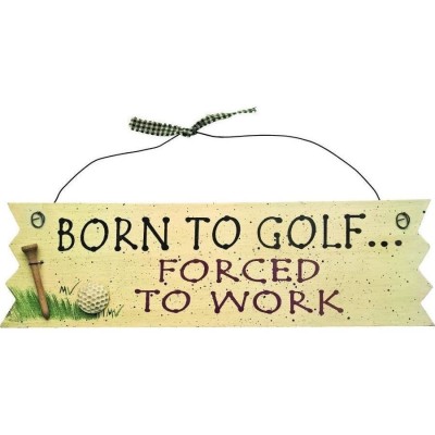 Tablita golf LONGRIDGE &amp;quot;BORN TO GOLF....&amp;quot; foto