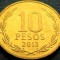 Moneda exotica 10 PESOS - CHILE, anul 2013 * cod 4619