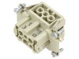 Conector HARTING HDC insert contact mamă 16A 500V Han E&reg; PIN 6 - cod 09337062701