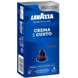 Cafea capsule Lavazza Crema &amp;amp; Gusto, compatibile Nespresso , aluminiu, 10x5,7g