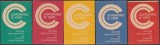 1972 Romania - Set 5 etichete de chibrituri romanesti Cooperativele de Credit