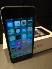 IPhone 5S Space Gray 16GB in cutie, garantie foto