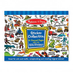 Colectia de abtibilduri Melissa and Doug Albastru